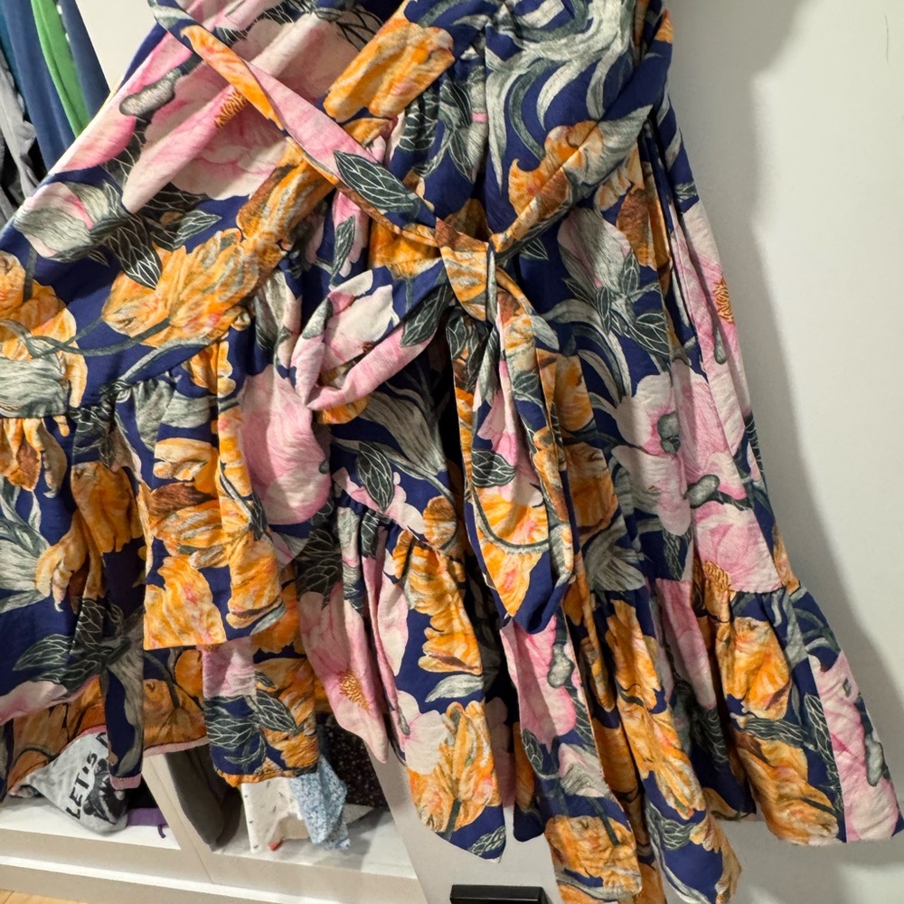 Anthropologie Floral Wrap Dress - Picture 7 of 13